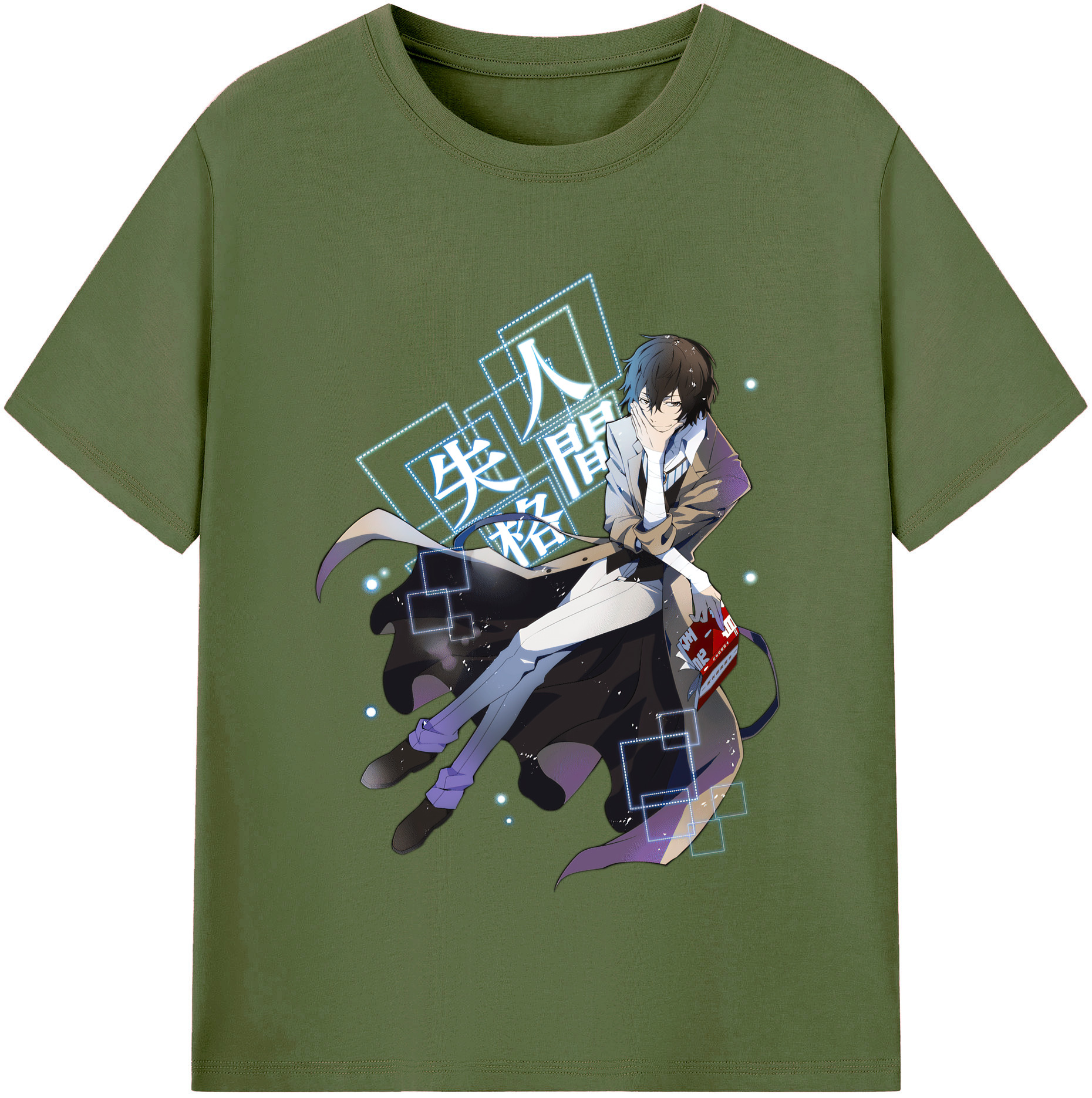 （画像用） 文豪ストレイドッグス Bungo Stray Dogs 綿100％半袖Tシャツ（フロントプリント）